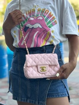 Chanel міні сумка рожева MERI-BAG-CHA-002 фото