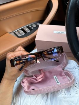 Miu Miu оптичні окуляри черепахові напівободкові MERI-OPT-MIU-002 фото