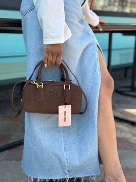 Miu Miu сумка коричнева (сумка-бочонок) MERI-BAG-MIU-001 фото