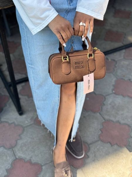 Miu Miu сумка коричнева (сумка-бочонок) MERI-BAG-MIU-001 фото