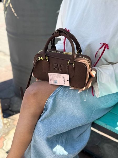 Miu Miu сумка коричнева (сумка-бочонок) MERI-BAG-MIU-001 фото