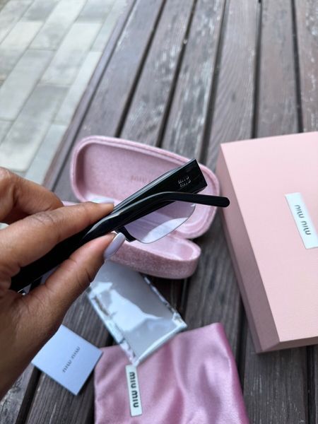 Miu Miu оптичні окуляри чорні напівободкові MERI-OPT-MIU-001 фото