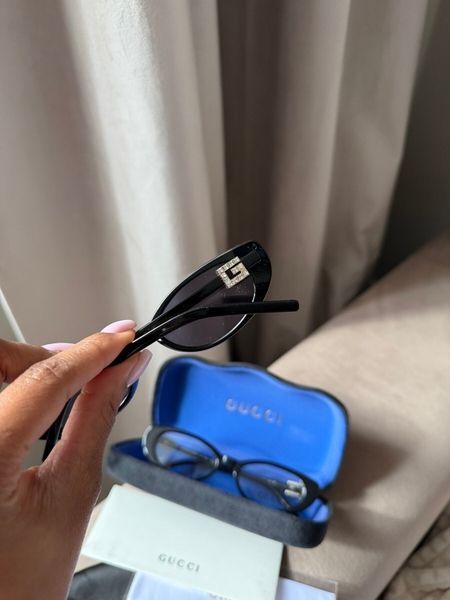 Gucci сонцезахисні окуляри чорні овальні MERI-SUN-GUC-002 фото
