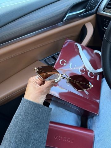Gucci сонцезахисні окуляри золотисті кошаче око GG1604S MERI-SUN-GUC-003 фото