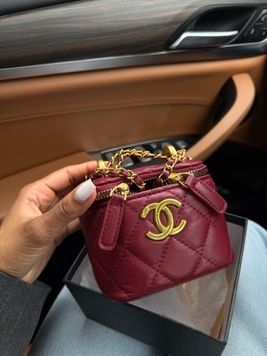 Chanel сумка-vanity бордова MERI-BAG-CHA-005 фото