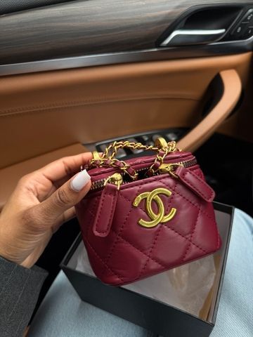 Chanel сумка-vanity бордова MERI-BAG-CHA-005 фото