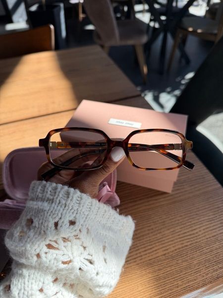 Miu Miu окуляри квадратні черепахові оптичні (варіант 1) MERI-OPT-MIU-003 фото
