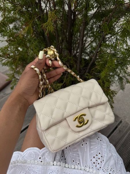 Chanel міні сумка кремова MERI-BAG-CHA-002 фото