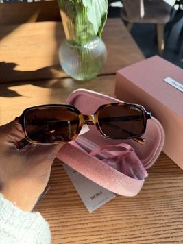 Miu Miu окуляри квадратні черепахові сонцезахисні MERI-OPT-MIU-003 фото